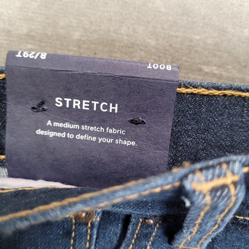 Gap Denim Womens 8/29T Bootcut Jeans Dark Wash Stretch Tall 8 29 Long New - Picture 8 of 9